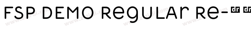 FSP DEMO Regular Re字体转换 FSP DEMO Regular Re字体转换